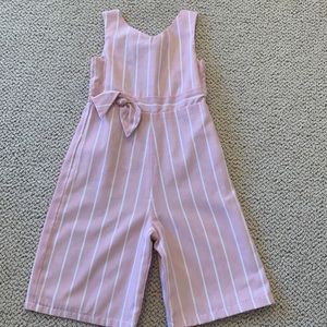 Pink striped jumper